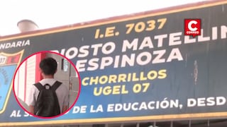 Escolares llegan a colegios cerrados por aviso tardío sobre clases virtuales en Lima
