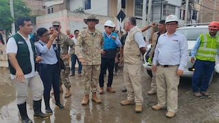Ministros llegan a Piura tras las inundaciones por las fuertes lluvias de El Niño