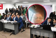 Nicanor Boluarte escucha lectura de resolución sobre prisión preventiva desde un vehículo