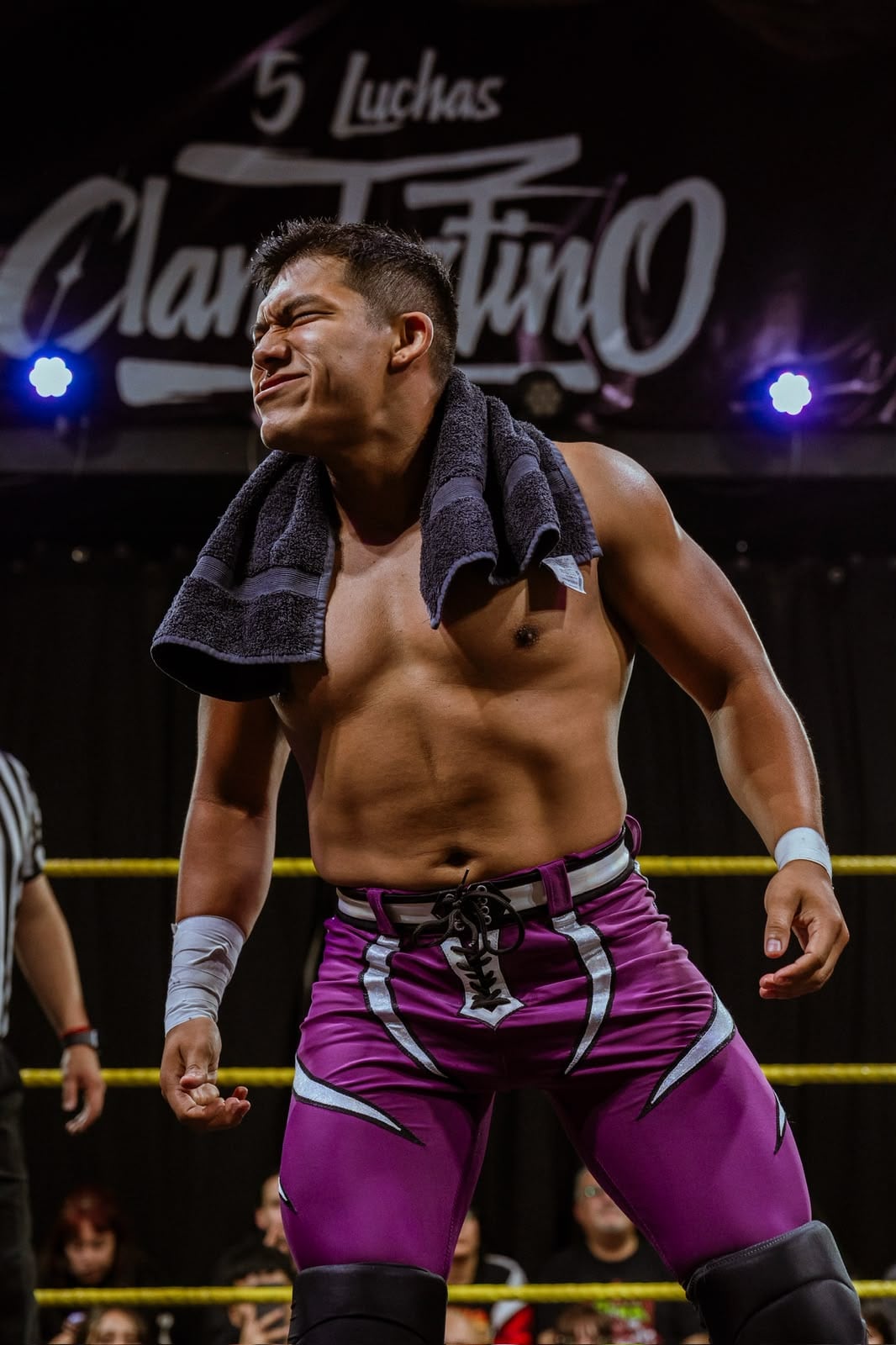 Farid Vidal participó en las pruebas realizadas por WWE en Chile.