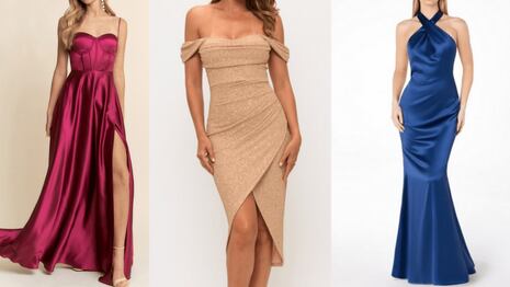Tendencias 2025 en vestidos de promoción: tonos oscuros, cortes strapless y brillos sutiles marcan la temporada