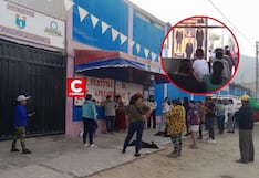 Pachacámac: electores protestan por demora en apertura de colegio Santa Rosa de Collanac
