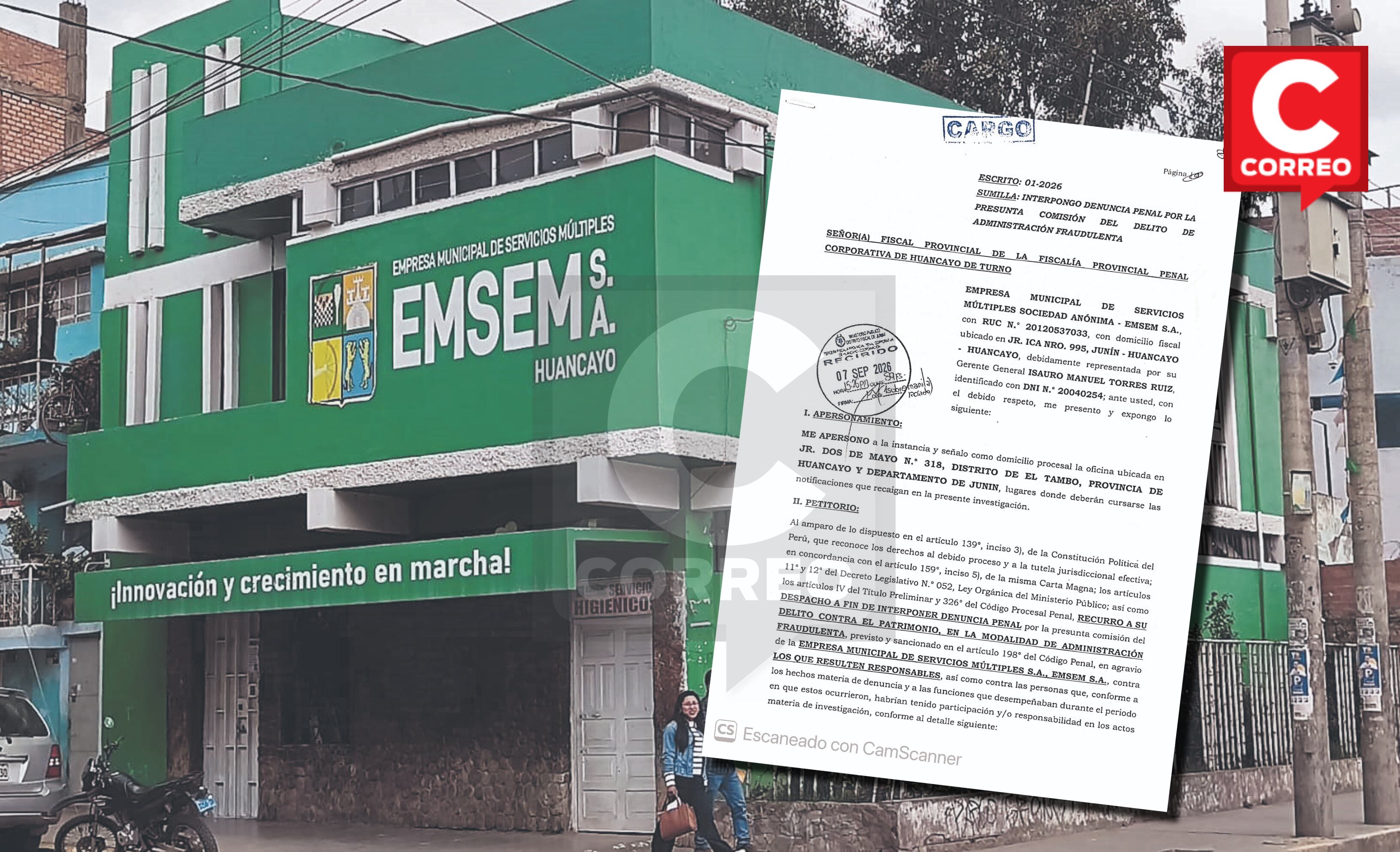 Denuncian desfalco de S/ 2 millones en EMSEM Huancayo: involucran a 19 exfuncionarios