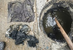 Piura: Retiran telas, bolsas y otros residuos del sistema de alcantarillado de Chulucanas