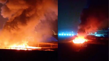 Incendio consumió almacén clandestino de reciclaje en Chosica