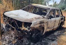 La Libertad: Mineros ilegales atacan a efectivos de la Policía y queman vehículo