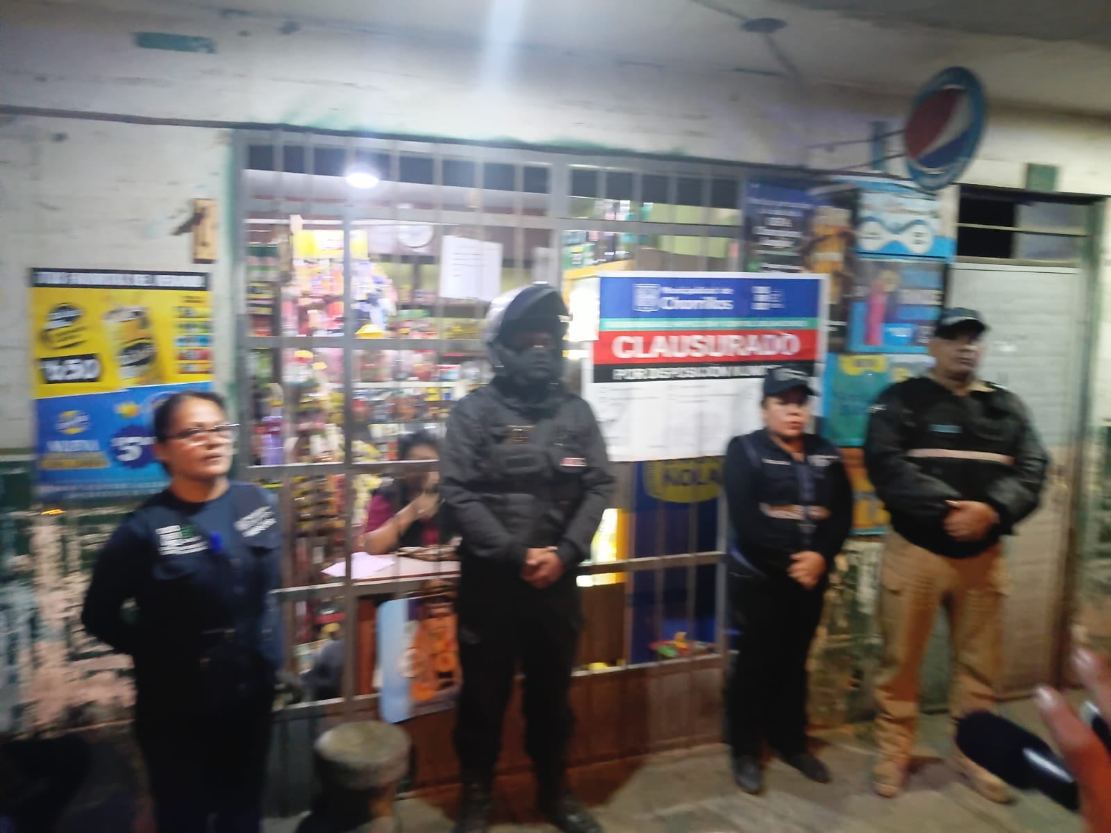 Chorrillos: PNP ejecuta operativo contra establecimientos informales y venta irregular de alcohol. Foto: Municipalidad de Chorrillos.