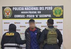 Pisco: presunto extorsionador cae con pistola, municiones, drogas y dinamita