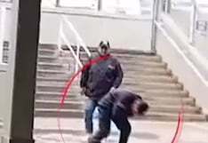 VTM: Lanzan bombarda y trabajador del Metro de Lima resulta herido tras enfrentamiento de barristas