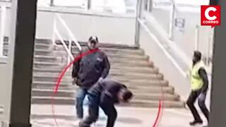 VTM: Lanzan bombarda y trabajador del Metro de Lima resulta herido tras enfrentamiento de barristas