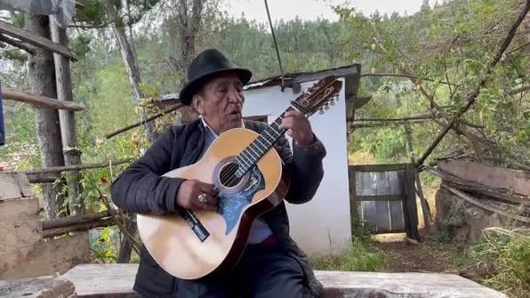 Abilio Soto Yupanqui, entre los reconocidos por el Ministerio de Cultura. Foto: Captura de video/Ayacuchano para el mundo.