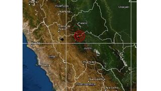 Pasco: sismo de magnitud 4 se registró en Oxapampa,