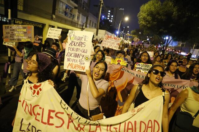 Marcha por el Día de la Mujer 2024.