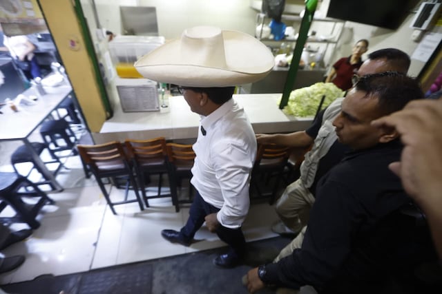 Roberto Sánchez en San Juan de Miraflores (Fotos: Jesús Saucedo/GEC)