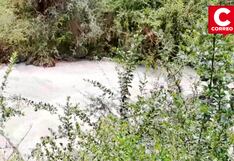 Pareja a bordo de una moto sufrió un accidente: la mujer se salvó y el hombre cayó al río en Yauyos