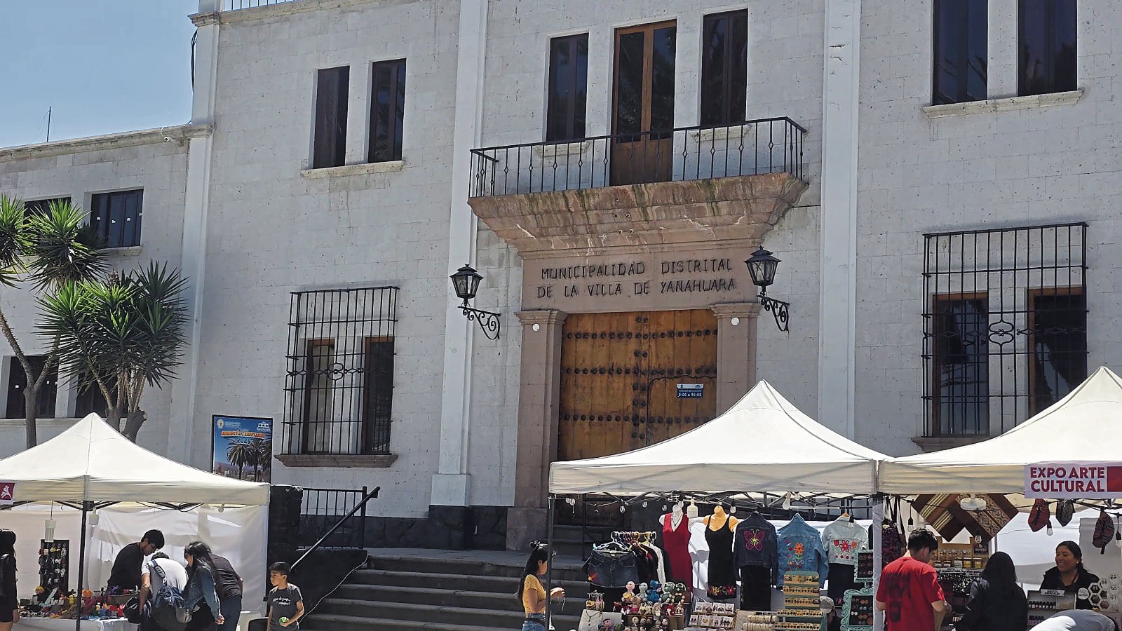 Municipalidad Distrital de Yanahuara, en Arequipa. Foto: GEC.