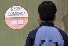 Intervienen a escolar acusado de vender droga en colegio de Trujillo