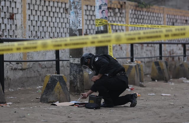 Hallan granada de guerra y mensaje extorsivo frente al penal Castro Castro en San Juan de Lurigancho (Foto: GEC)