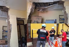 La Libertad: Colapsa el techo y parte de un muro de oficina de la Universidad Nacional de Trujillo