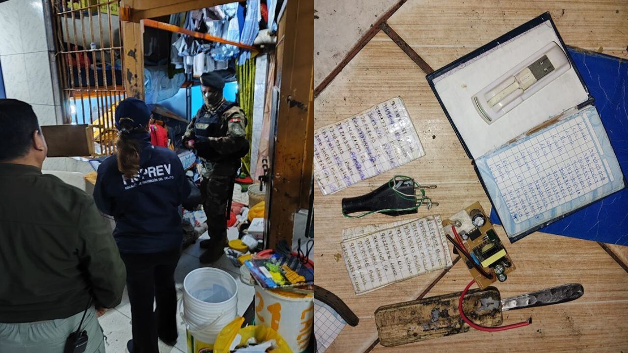 Durante la requisa en el pabellón 8 de máxima seguridad del Establecimiento Penitenciario de Varones de Trujillo.