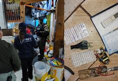 Hallan droga y manuscritos con números telefónicos en el penal de Trujillo