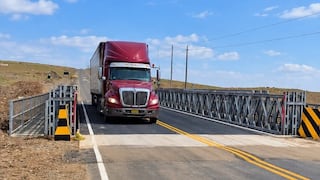 Ilo: Con puente modular restablecen tránsito en tramo arrasado por huaico