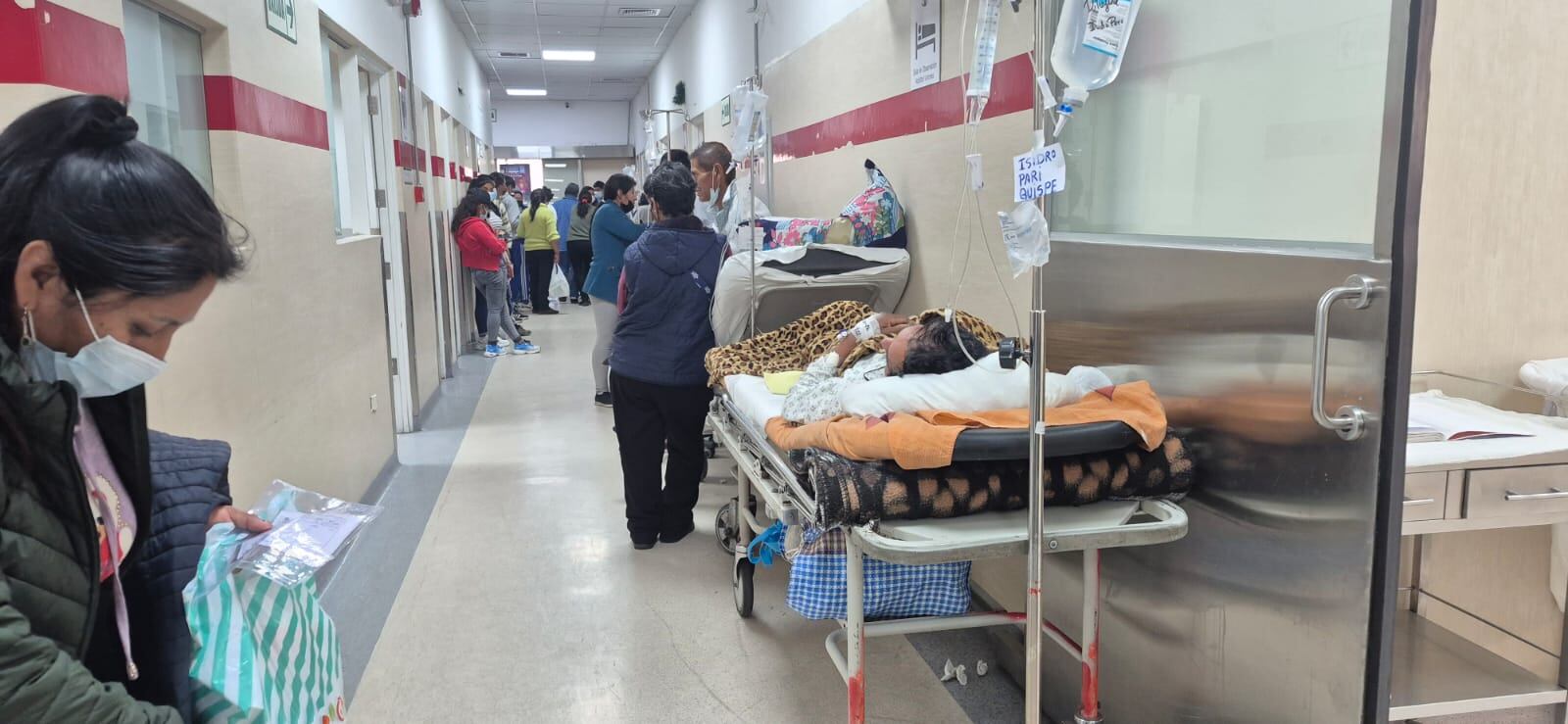 Área de Emergencia en el hospital Honorio Delgado Espinoza. Foto: GEC.