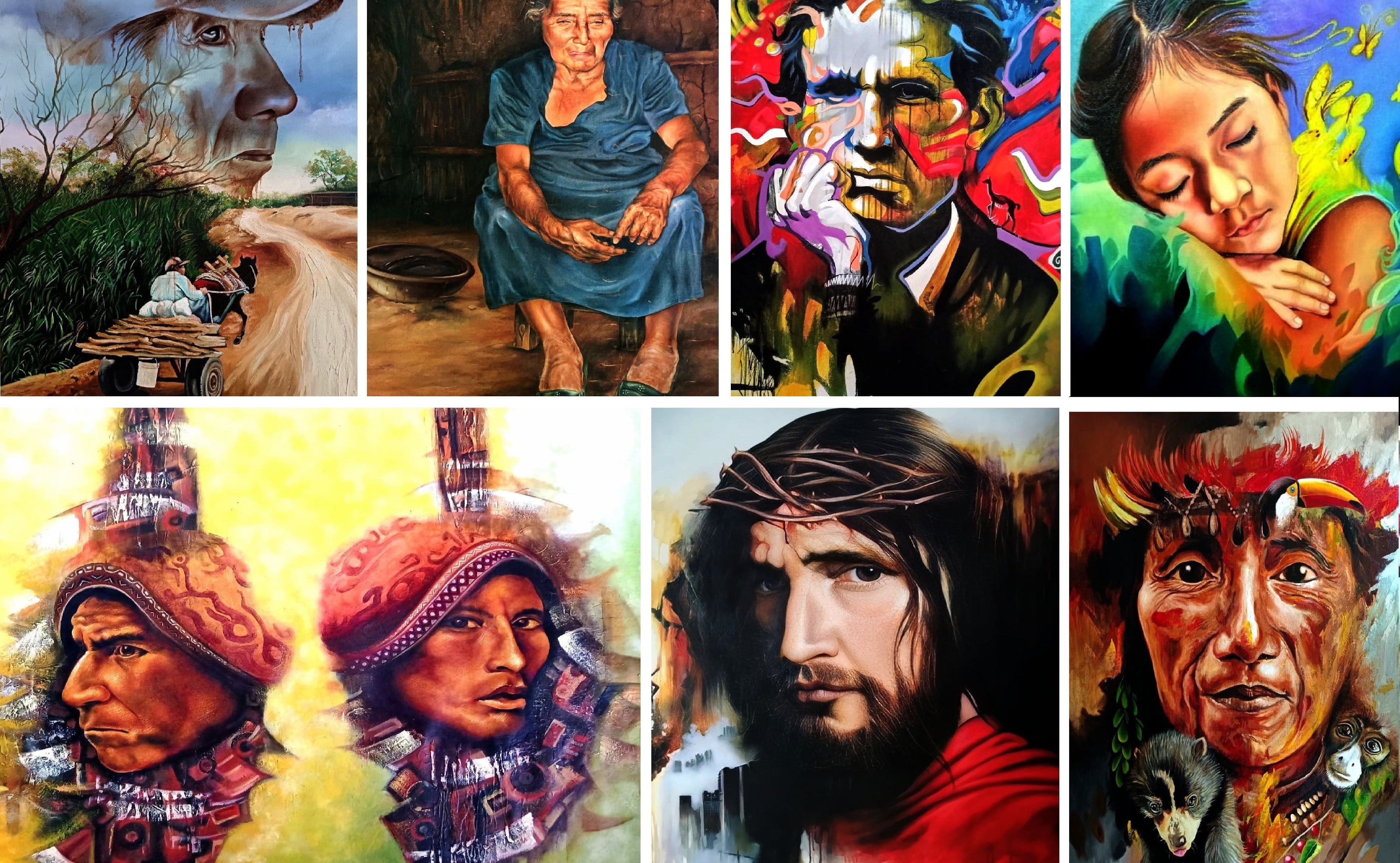 Del artista visual Karol Josep Sullón Chunga, que será inaugurada hoy en el museo Vicús (Composición).