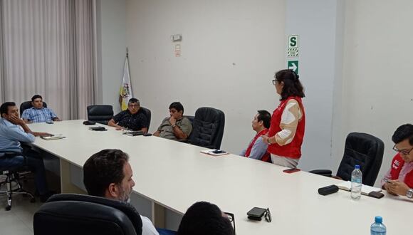 Tienen un avance del 60%. En la reunión también participó el alcalde de El Porvenir, Juan Carranza.