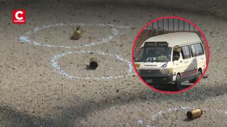 Sicarios atacan a balazos a chofer de combi en Lurín: no se descarta extorsión