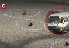 Sicarios atacan a balazos a chofer de combi en Lurín: no se descarta extorsión