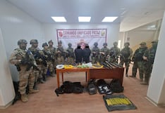 La Libertad: Incautan arsenal de guerra y detienen a dos hombres en Pataz