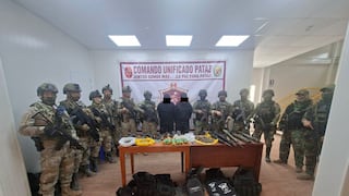 La Libertad: Incautan arsenal de guerra y detienen a dos hombres en Pataz