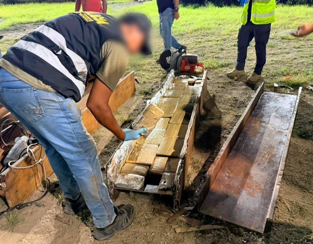 La droga tipo “creepy” había sido almacenada en una cochera desde que cruzó la frontera Perú- Ecuador