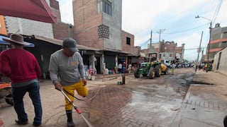 Chincha: retiran a comerciantes informales del perímetro del colegio 22238 San Martín de Porres