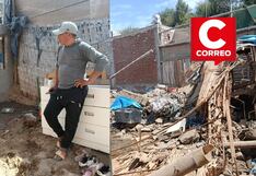 Ica: desborde de desagüe en Las Viñas deja viviendas colapsadas y familias damnificadas