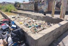 Ica: acequia La Mochica en riesgo de colapso por acumulación de basura