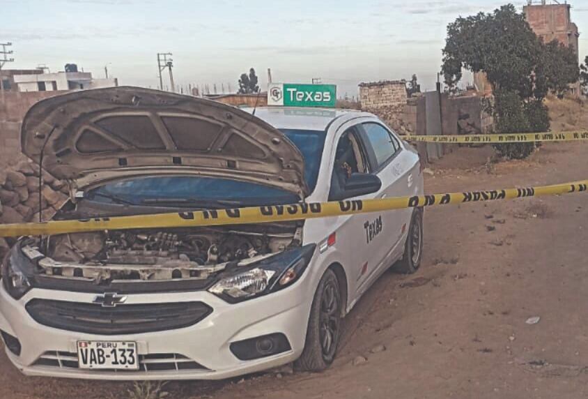 Ladrones se llevaron las autopartes, en Chiguata. Foto: GEC.