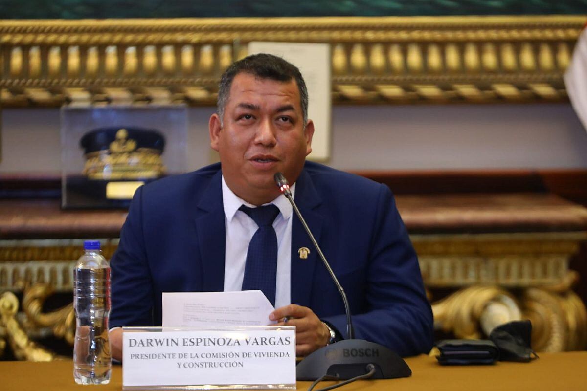 Darwin Espinoza. (Foto: Congreso)