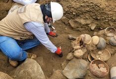 Hallan fardo funerario milenario de la cultura Chancay durante obras de gas en Puente Piedra