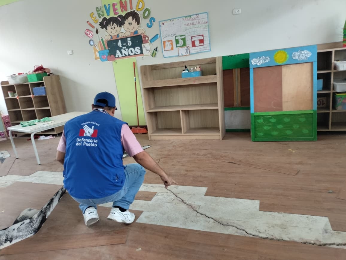 Defensoría del Pueblo llega a los colegios.