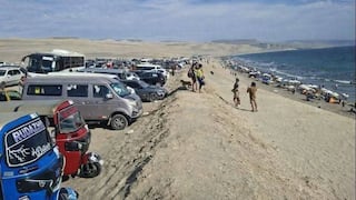 Ica: miles llegan a la playa Carhuaz por la nueva carretera
