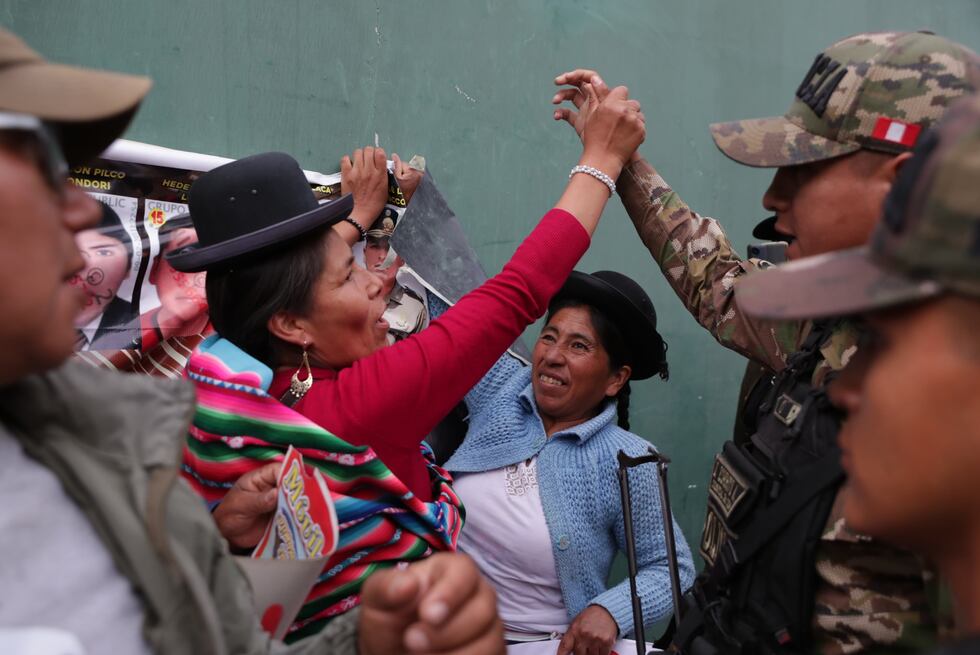 Seguidores de Pedro Castillo