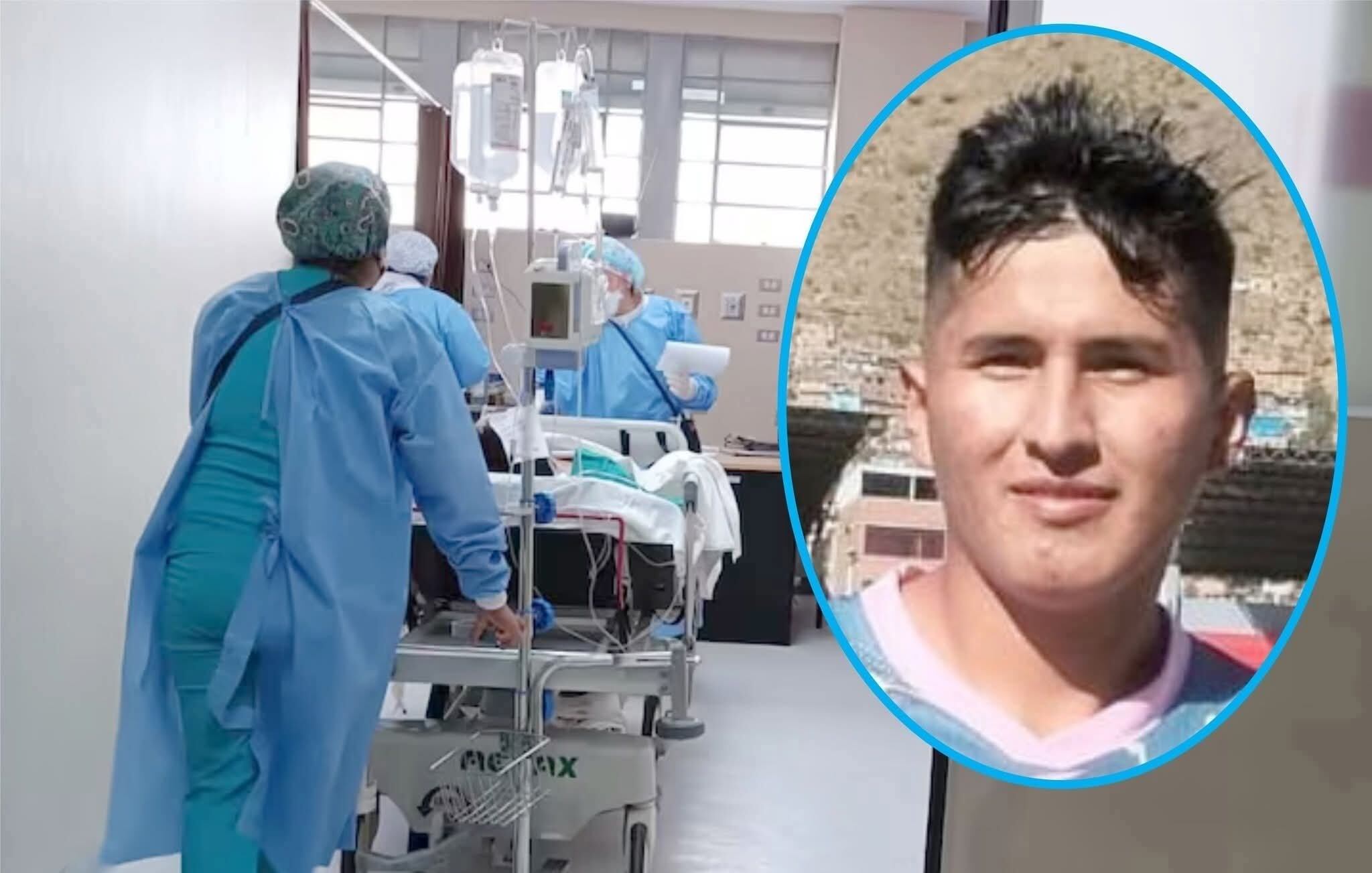 Víctima lucha por su vida