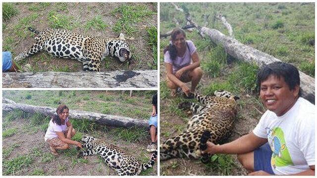 ​Facebook: sonríen al costado de jaguar muerto y causan indignación en las redes sociales