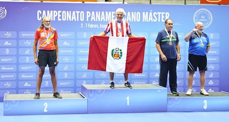 Amador Núñez se consagra campeón Panamericano Máster de tenis de mesa 2026