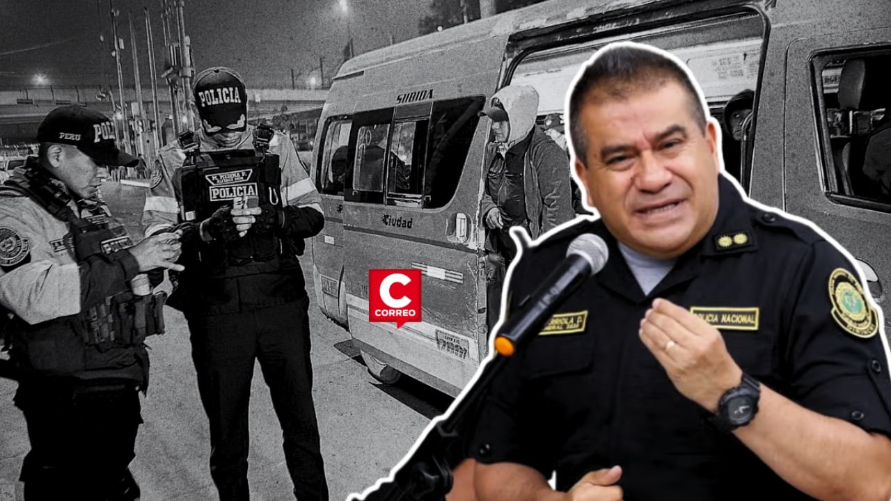 Óscar Arriola admite falta de policías y anuncia estrategia para enfrentar inseguridad ciudadana. Composición: Diario Correo.