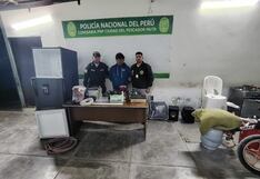 Piura: Detienen a presunto delincuente con enseres hurtados en Colán