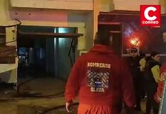 Incendio arrasó con parte de una vivienda multifamiliar en Chorrillos