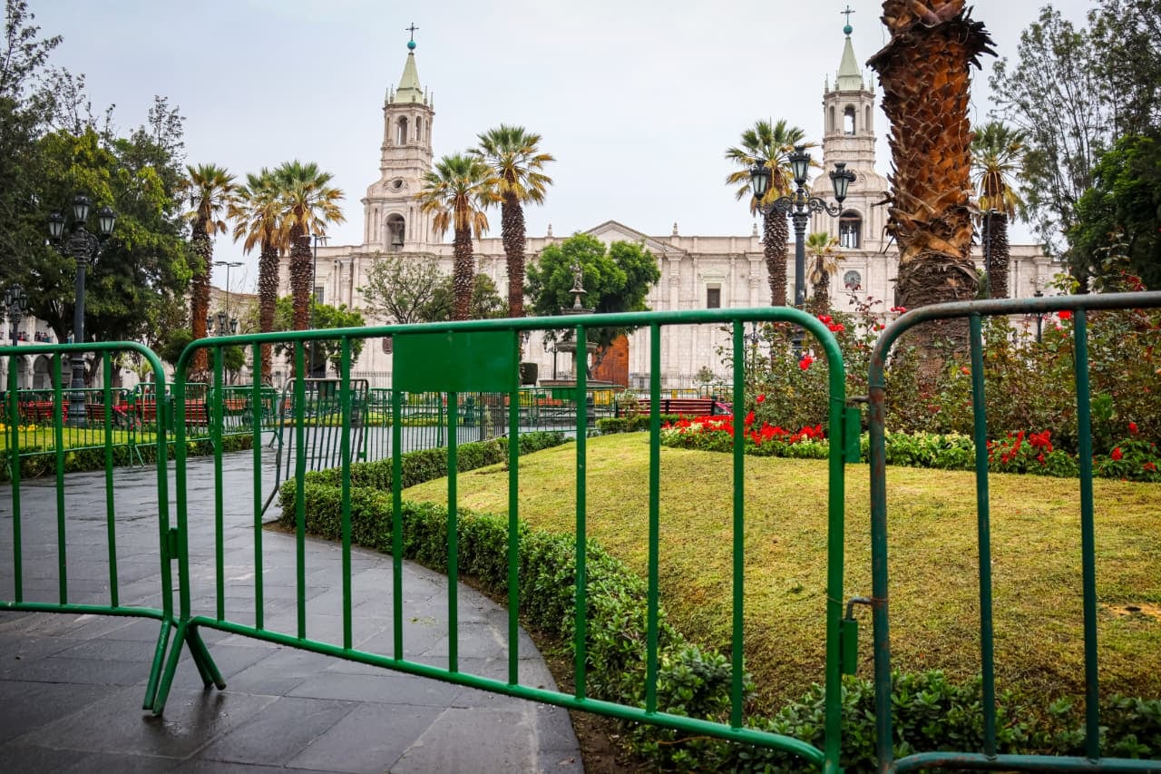 Cerrarán la Plaza de Armas de Arequipa desde las 9:00 horas de este sábado (Foto: MPA)